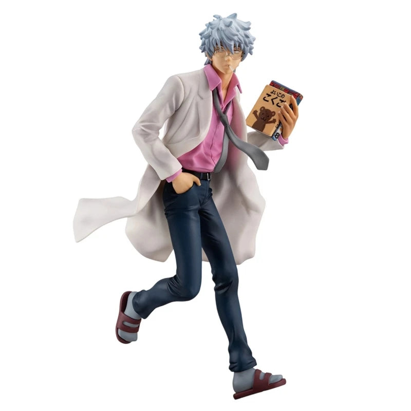 Genuine Megahouse Mh Gem Sakata Ginpachi Figure Gintama 3-Nen Z-Gumi Ginpachi-Sensei Reiwa Ver. Collect Model Ornament Gift