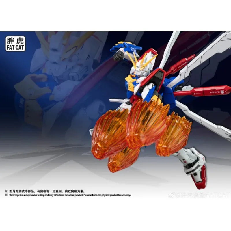 FAT CAT Model MG 1/100 GOD Action Figure Assembly Anime Model Kit Special RG 1/144 Enlarged Version Figurine Plastic Kits Toy