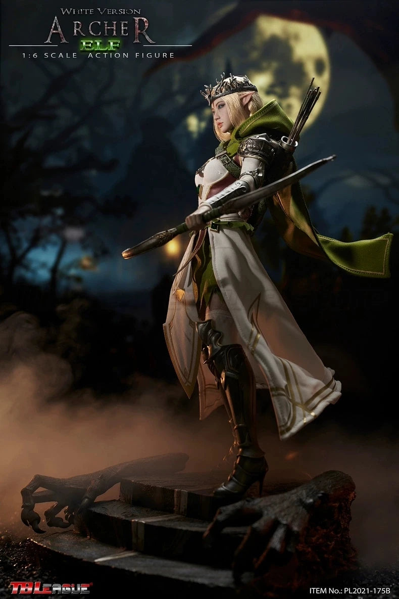 【MT】Original TBLeague PL2021-175A/B Elf Archer Black White 1/6 Action Figure Model Collection