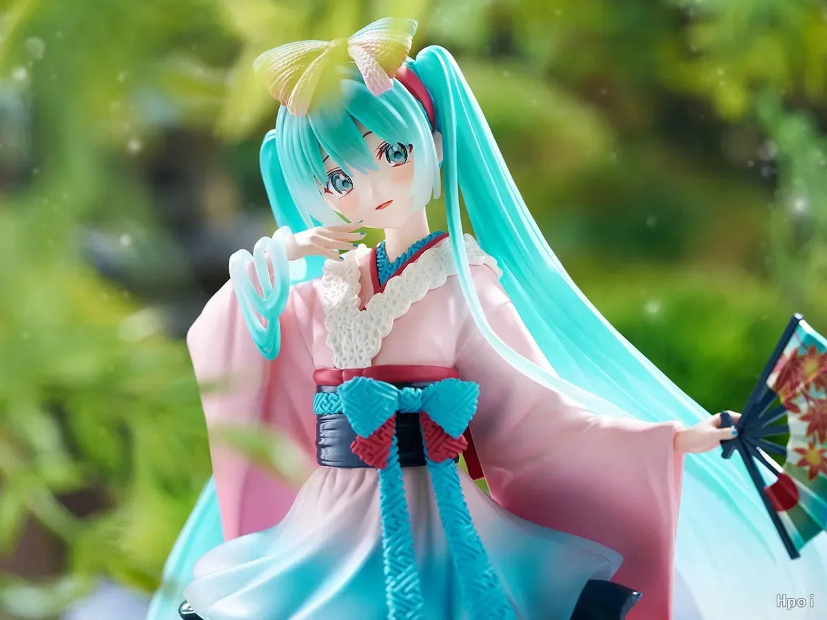 In Stock Original FuRyu TENITOL New Tokyo Series Hatsune  Kimono Anime Dolls Figures Toys Collection Gifts