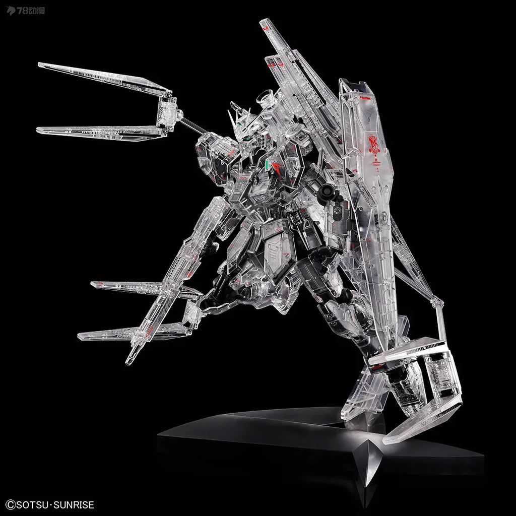 GENUINE BANDAI MG OTHER LIMITED EDITION RX-93 Ν GUNDAM VER.KA [MECHANICAL TRANSPARENT EDITION]HIGHLY PLAYABLE ASSEMBLY TOYS