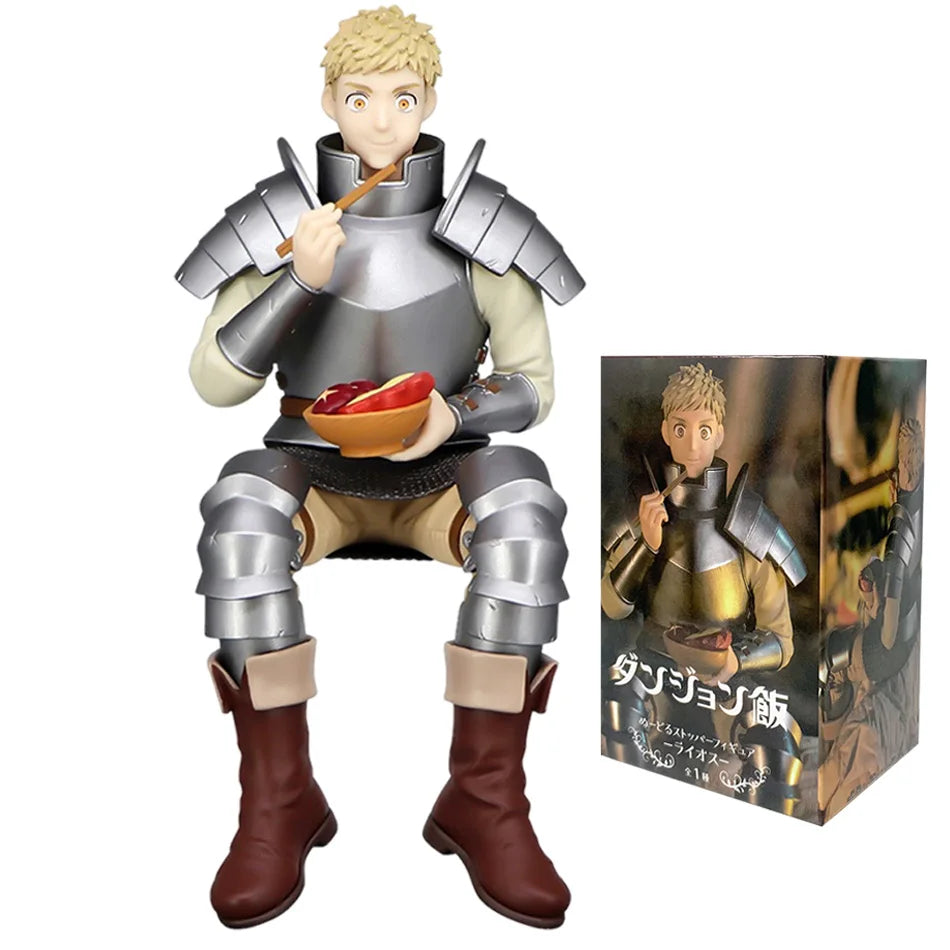 13-15CM Anime Dungeon Laios And Meshi Marcille Donato Figure sit Delicious in Dungeon PVC Model Toy Gift Action Figure Doll