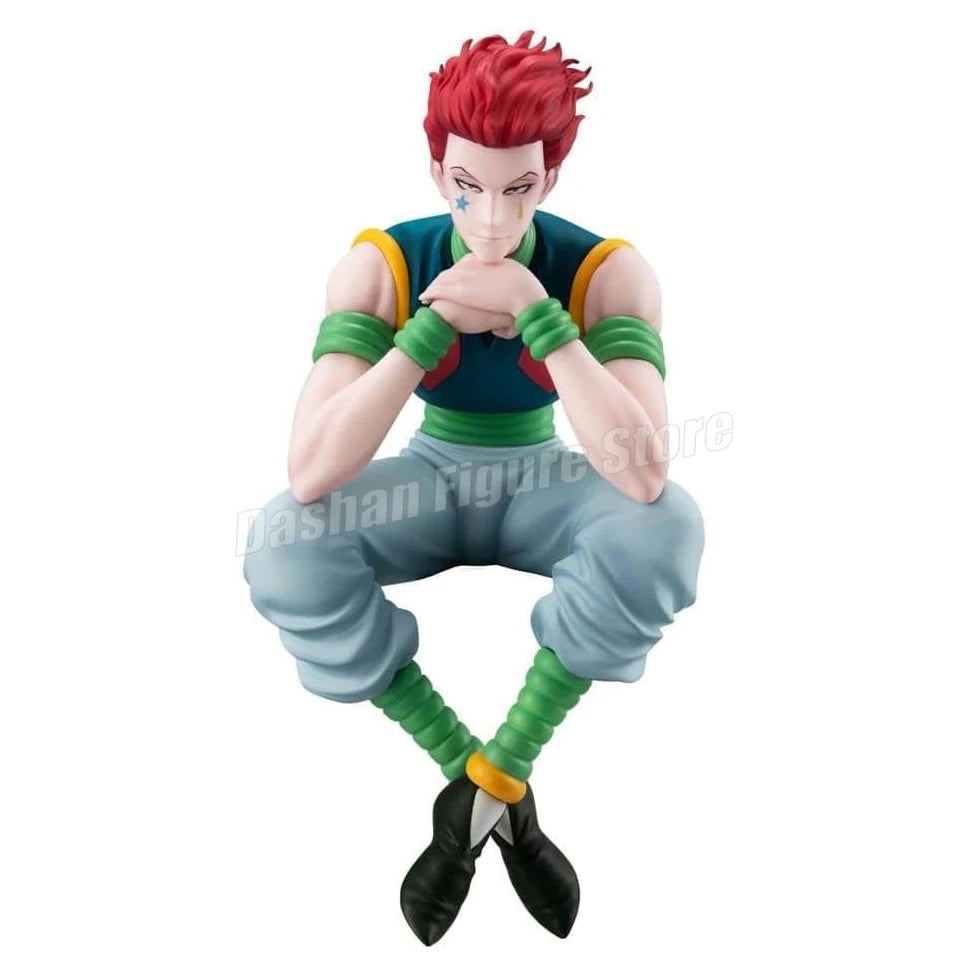 Anime Hunter×Hunter Actionfigur Hisoka Kurapika Chrollo Illumi Figur Autoornamente PVC-Kollektion Nudelstopper Modellspielzeug