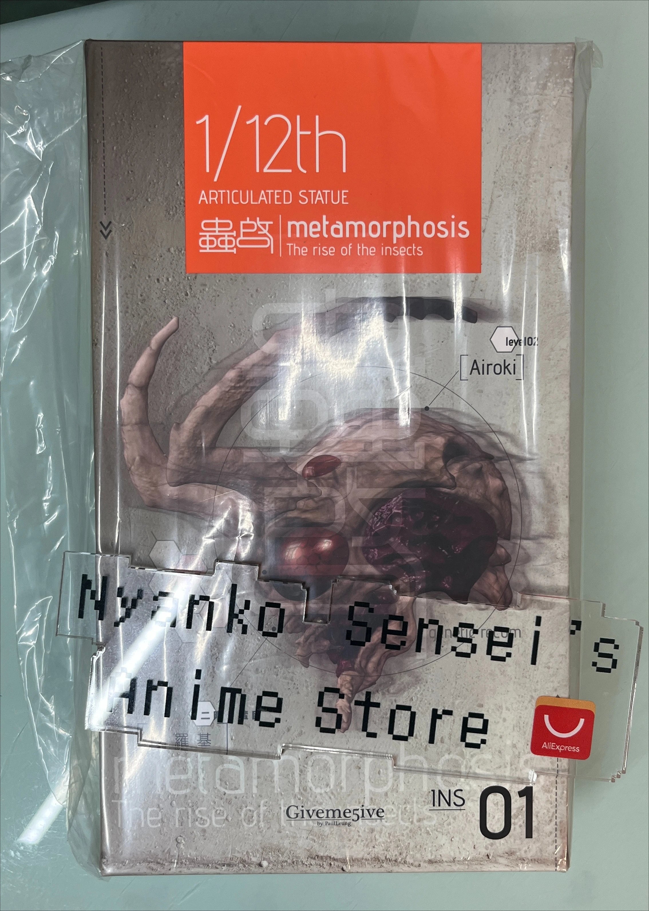In Stock Giveme5ive The Rise of Insects 1/12 Feizu Airoki Action Figure Anime Models Toy Doll Gift Hobby Collectible