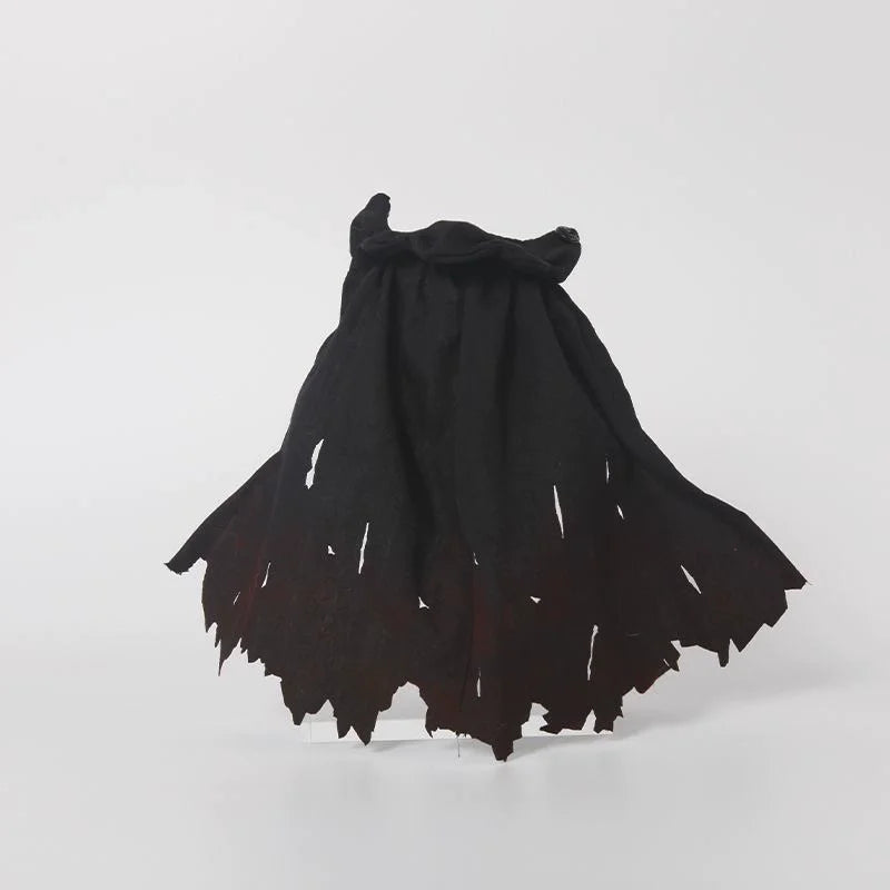 1/12 Scale Tactical Fabric Cloak Cape with Wire for Figma SHF Mecha Girl Action Figures Doll Outfit Display Accessories