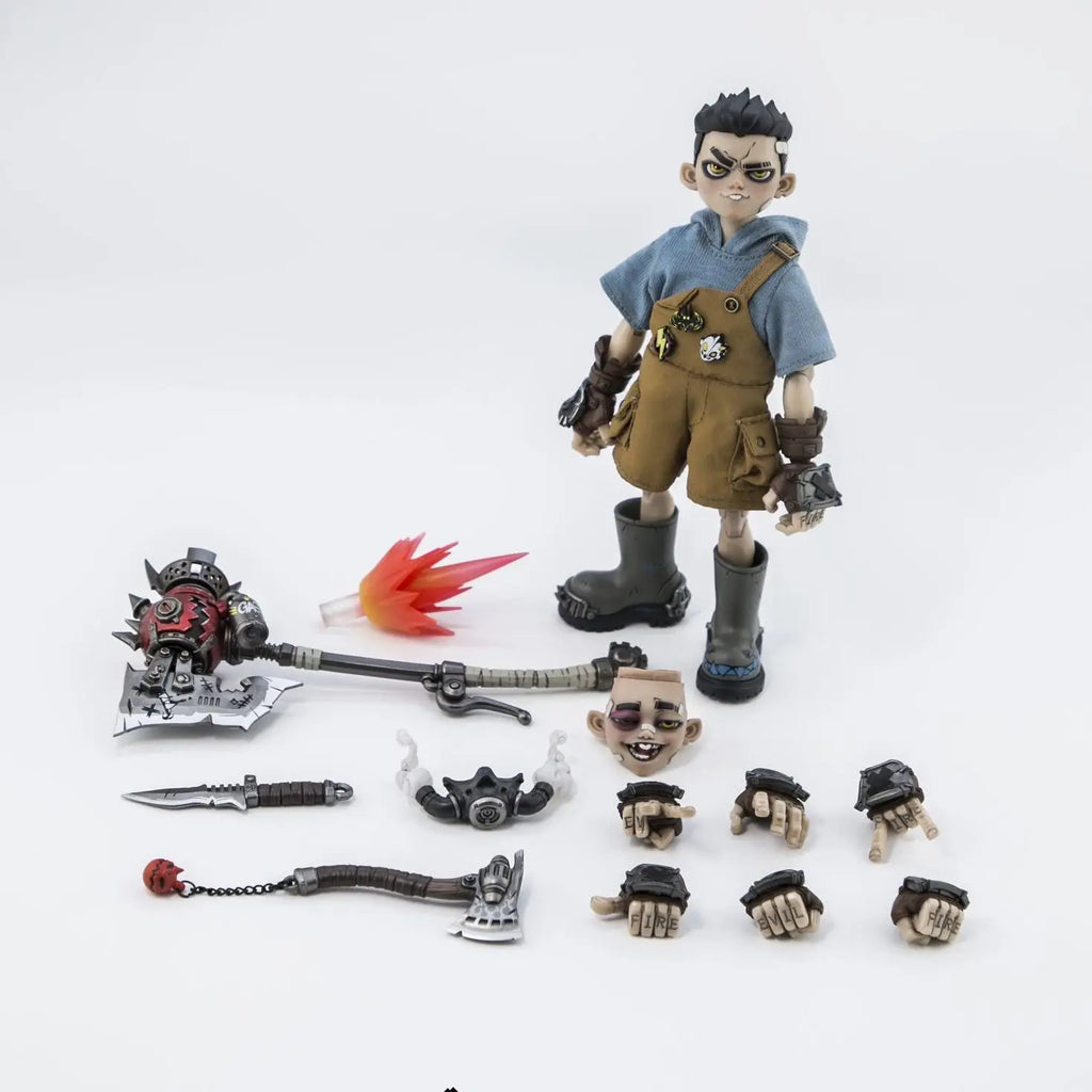 Pre-Sale D_one Studio Rage-Zboys Series Tooth Boy Yazai 1/12 Scale Collectible Action Figure Toy Model For Adults