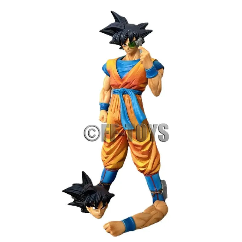 Anime Dragon Ball Z Ginyu Goku Figure Goku with Scouter Figurine 28CM PVC Statue Action Figures Collection Model Toys Gifts