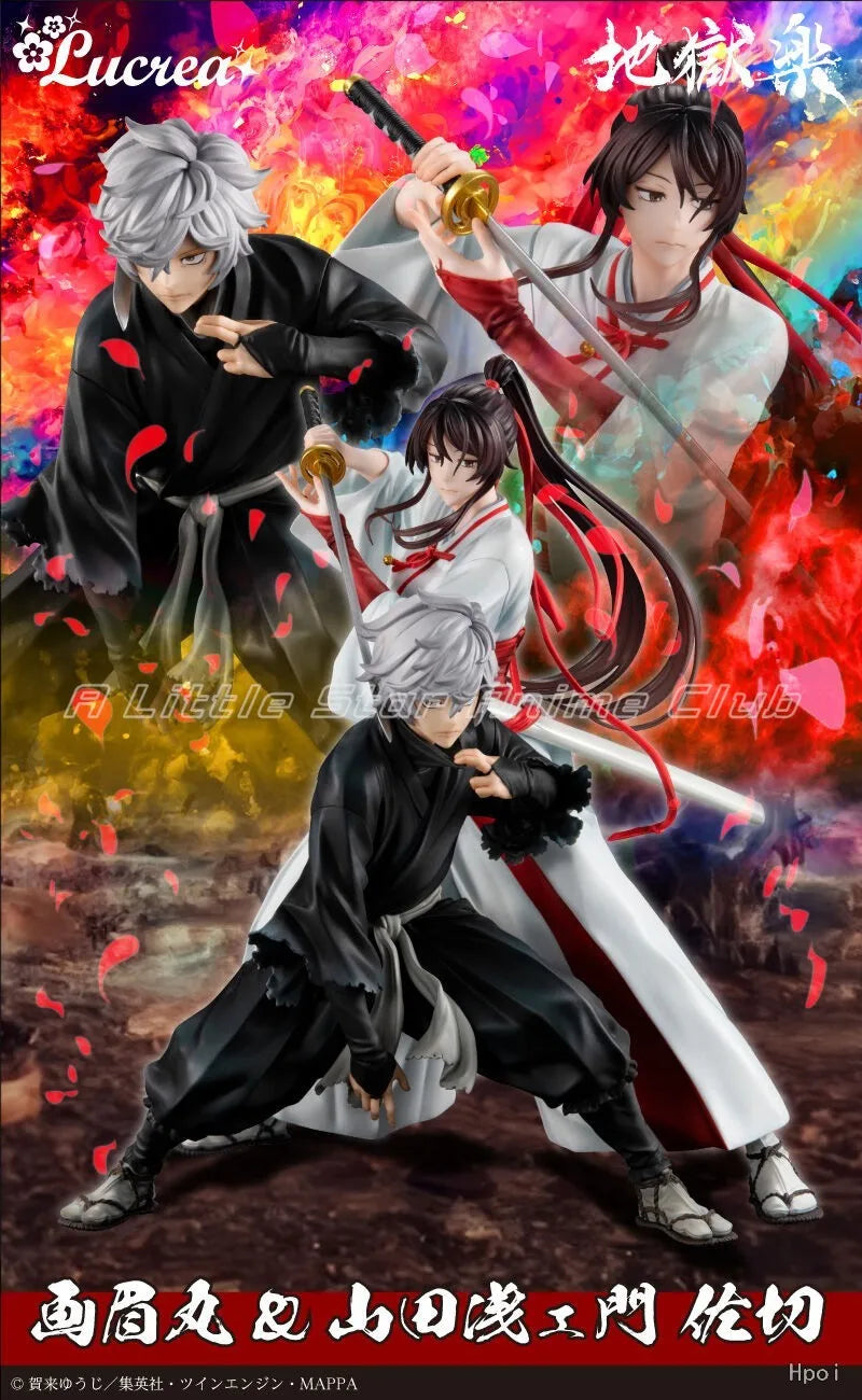 In Stock Original MegaHouse Lucrea Hell's Paradise Gabimaru/Yamada Asaemon Sagiri Animation Figures Model Collection