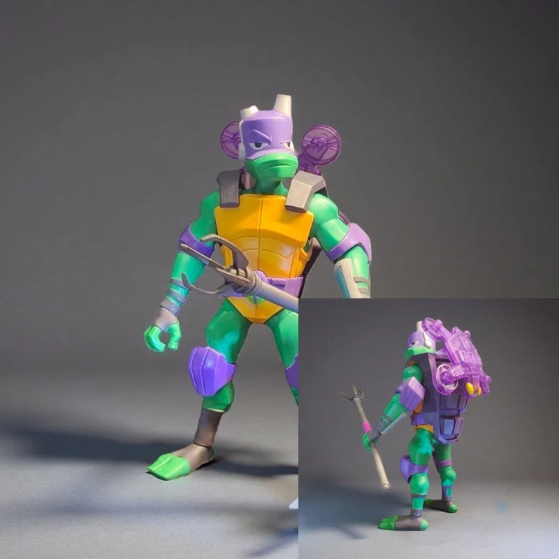 Original 12in Turtles Figure 2018 Animated Version Donatello Leonardo Action Figure 28cm Model Toy Set Collection Toy Ornament