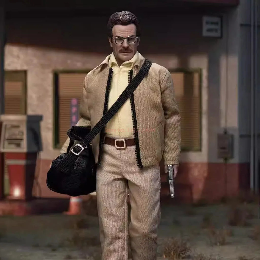 Manipple Studio 1/12 Scale Walter Teacher Cloth Action Figure Breaking Bad 6inch Display Soldier Doll For Alternate Collectibles