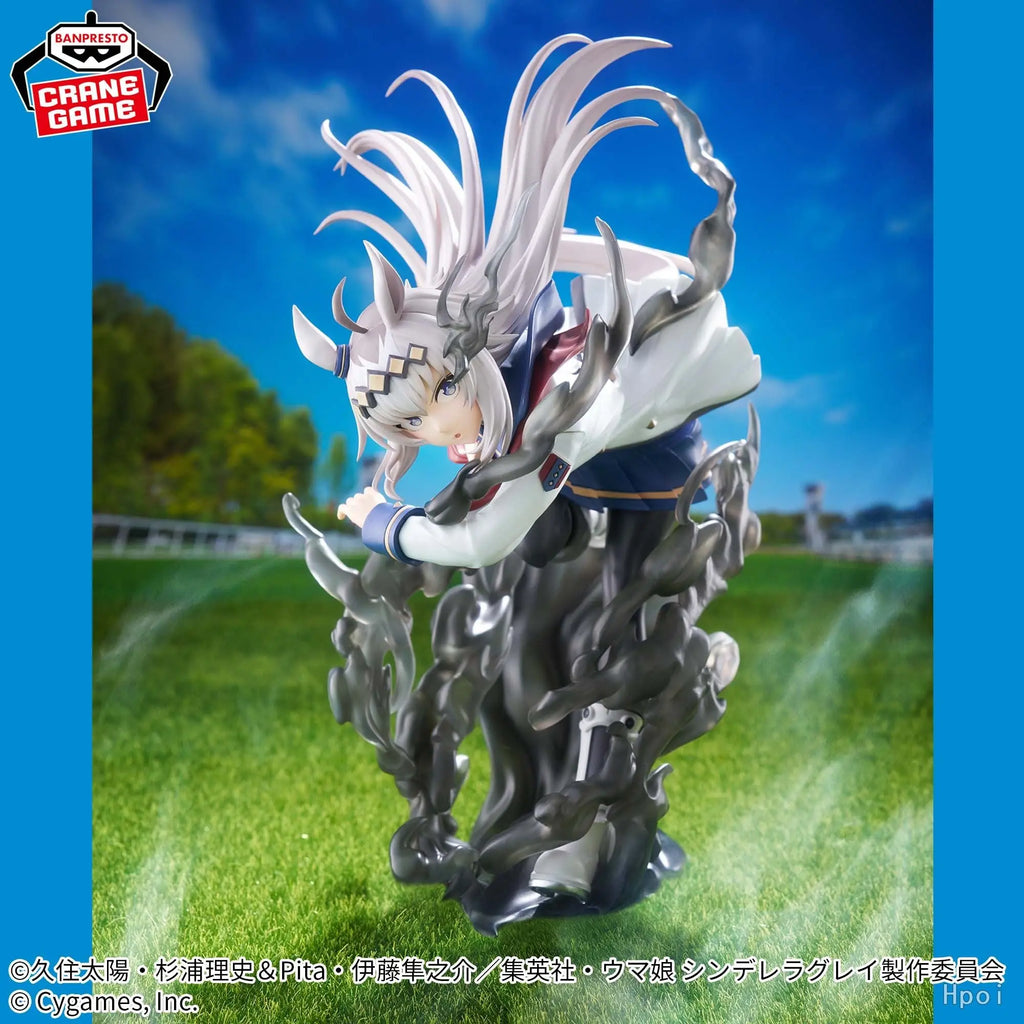 Bandai In Stock Banpresto Original Anime Evolve Umamusume Tamamo Cross Oguri Cap Anime Action Figure Model Toys Collection Gift