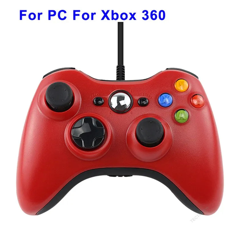 For Xbox 360 /360 slim USB Wired Controller Console Gamepad Joypad For PC Joystick For 360 Console with Dual-Vibration Turbo