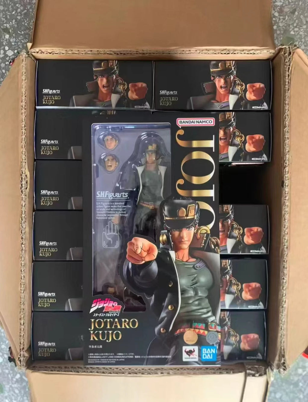 In Stock Genuine BANDAI SHFiguarts Jojos Bizarre Adventure Jotaro Kujo Figure Anime Action Model Toy