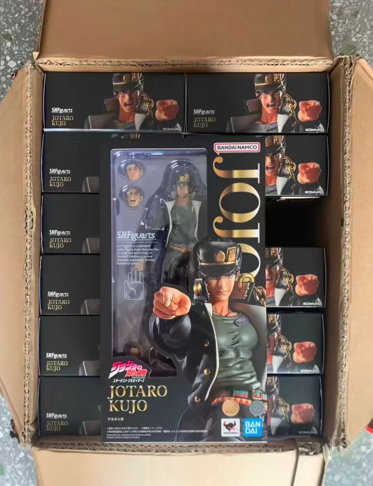 In Stock Genuine BANDAI SHFiguarts Jojos Bizarre Adventure Jotaro Kujo Figure Anime Action Model Toy