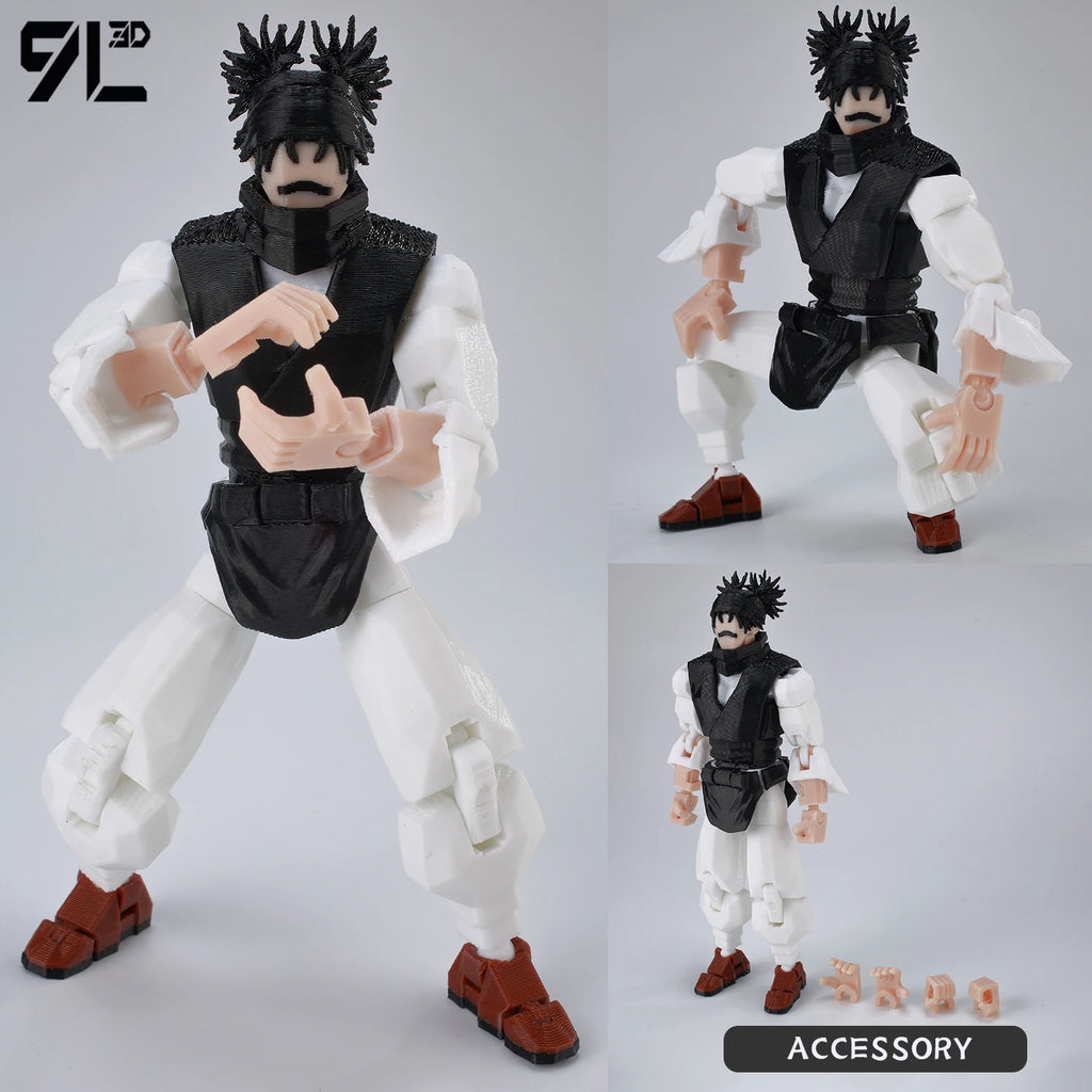 9L3D Gedruckt Lucky Dummy 13 Jujutsu Kaisen Gojo Satoru Toji Yuji Sukuna Anime Action Figuren Mannequin Yuuta Rika Modell T13 Spielzeug
