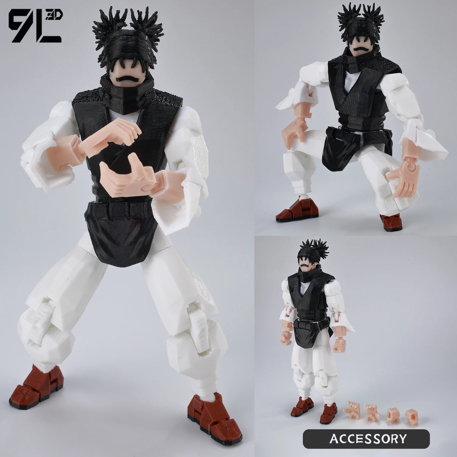 9L3D Gedruckt Lucky Dummy 13 Jujutsu Kaisen Gojo Satoru Toji Yuji Sukuna Anime Action Figuren Mannequin Yuuta Rika Modell T13 Spielzeug