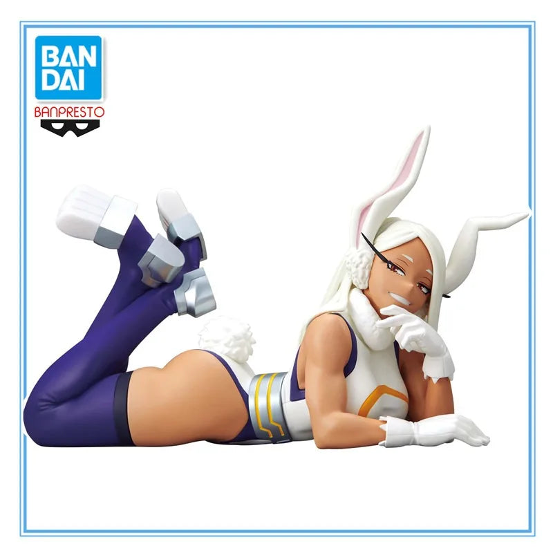 В наличност Оригинален Bandai BANPRESTO My Hero Academia GLITTER&amp;GLAMOURS-MIRKO PVC 17 см аниме герой модел колекция играчки подаръци