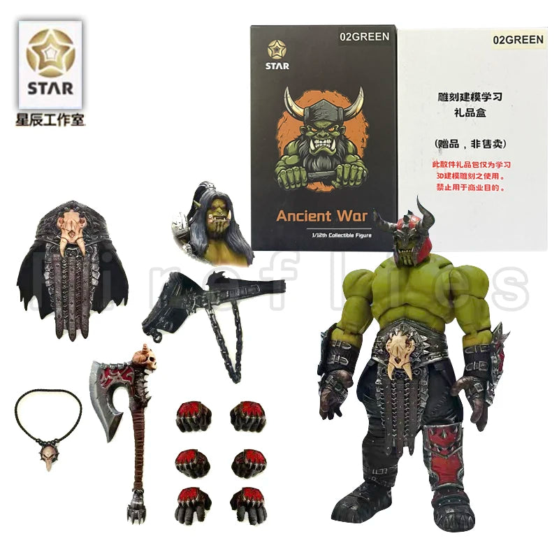 1/12 8Inches Star Studio Action Figure Ancient Battle Wave1 Ork Body Anime Model For Gift