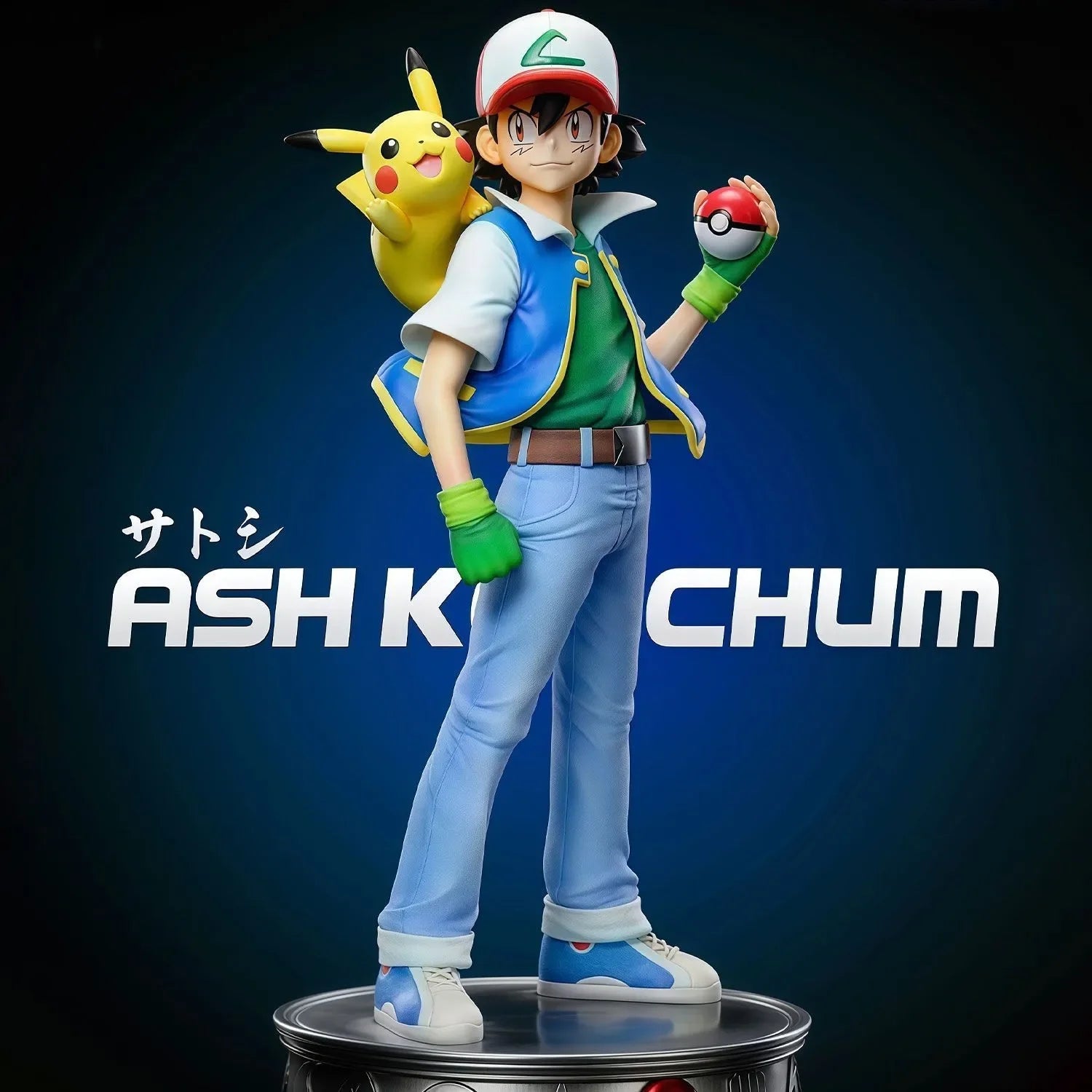18cm 8cm Ash Ketchum Figure Misty Figrues Brock Figurine Pvc Gk Statue Anime Model Doll Collection Decoration Halloween Toys