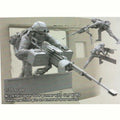 1/35 gunner, Resin Model figure soldier, Military themes, Unassembled and unpainted kit
