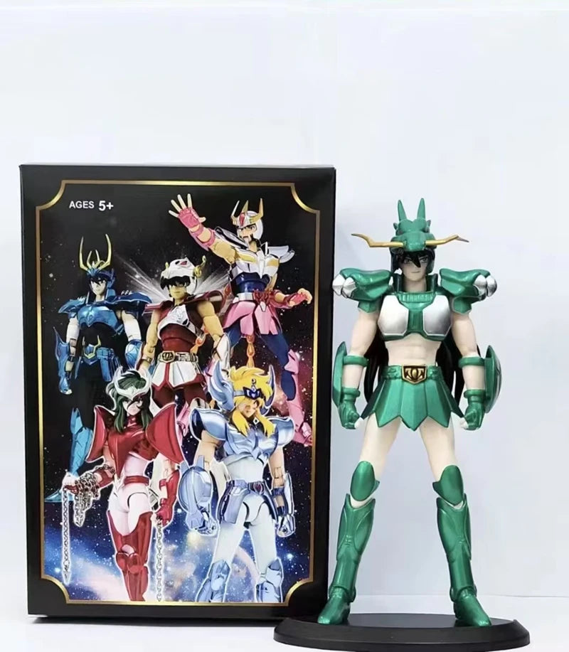 19см Saint Seiya Аниме Фигурки Мит Плат EX Pegasus Dragon Shiryu Hyoga Cygnus Phoenix Ikki Екшън Фигурка Колекция Модел Играчка