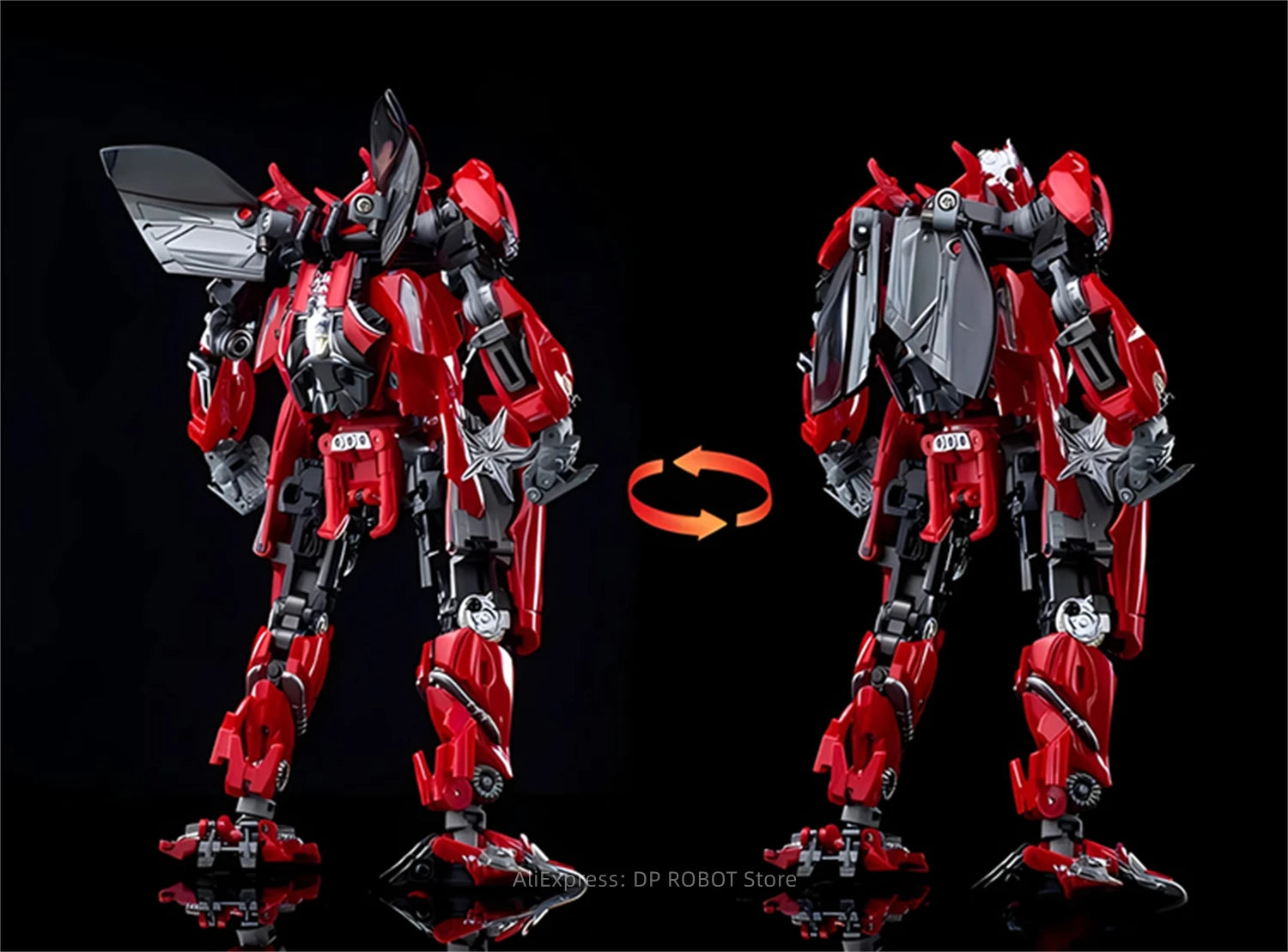 [Голяма отстъпка] Transformation 2.0 VER EC-01 EC01 KO UniqueToys UT-R06 UTR06 Дино Червен Дашър 17.2 см алуминиева фигурка робот