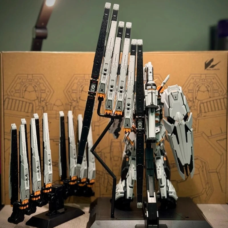 【IN STOCK】NCZZW Model RX-93 Nu Fighter Action Figure CMM GK Style 1/100 Scale Assembly Model Kit 24cm UC Anime Figures Gift