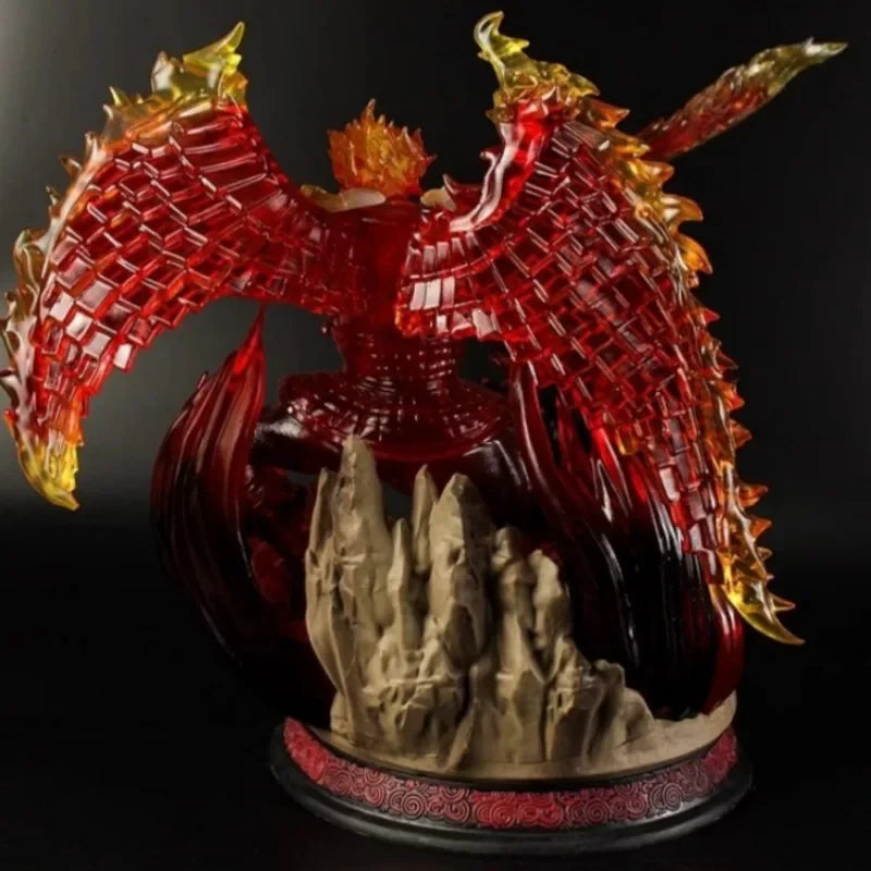 36cm Susanoo Uchiha Itachi Animation Peripherals Large Statue Can Emit Light Model Statue Ornaments Craft Toy Collections Gifts