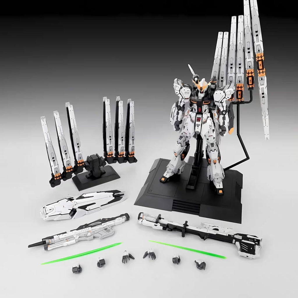In Stock NONGCHANGZHU Model Rx-93 V Gk Assembly Model Kits 1/100 Mg Anime Action Figure Robot Plastic Model Gifts Toys
