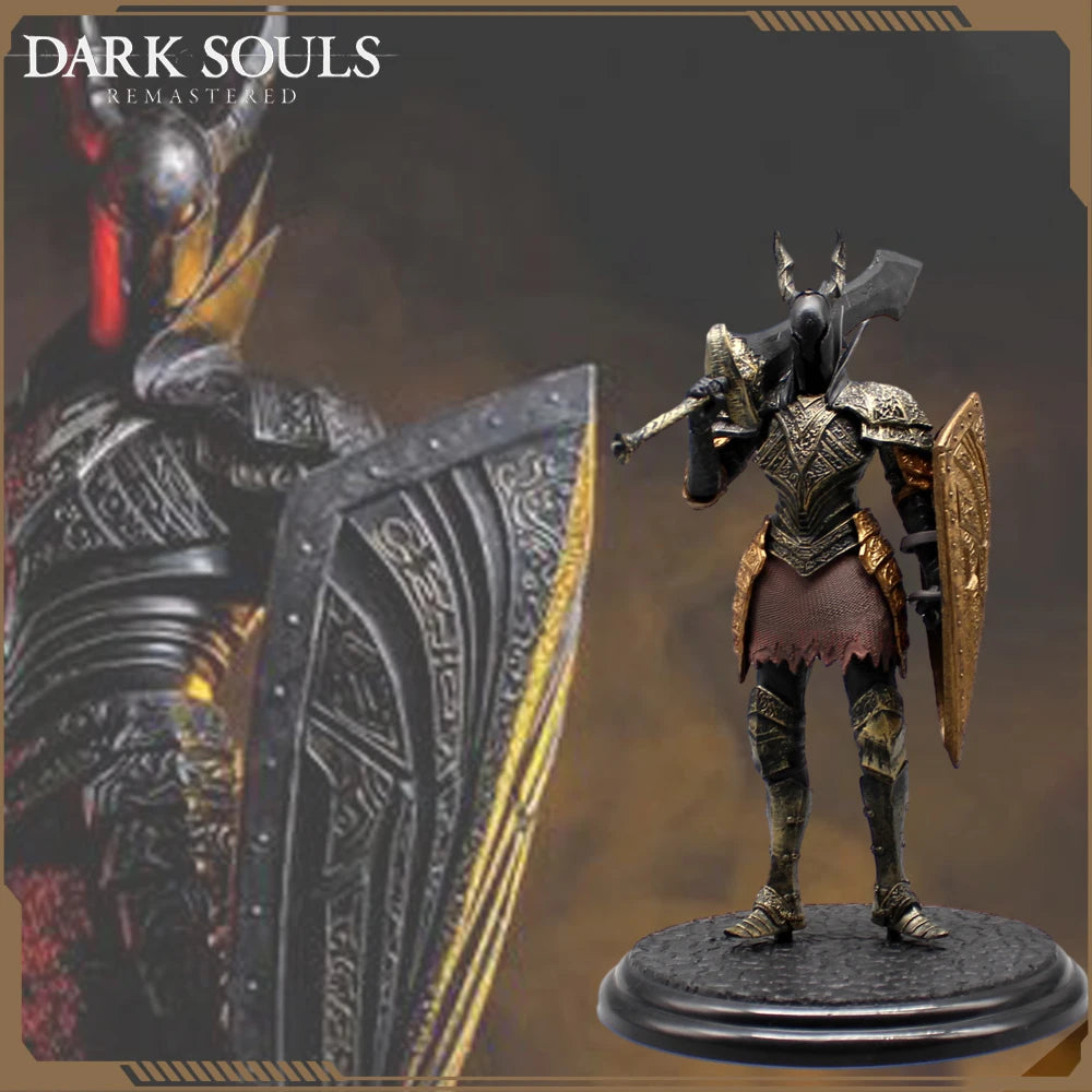 Dark Souls 3 Black Knight Anime Figures Farhan Knight With Sword Figurine PVC Statue Collectible Doll Model Desk Decora Toy Gift