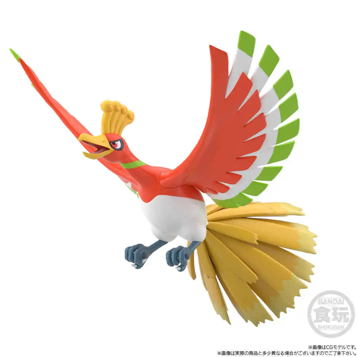 Bandai Scale World Johto Region Anime Figure Model - Ho-Oh & Lugia 1/12 Collectible Toys 24cm Action Figures For Christmas Gifts