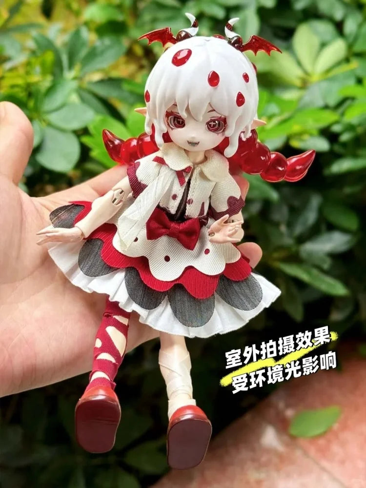 Original 1/12 Bjd Blind Box Mushroom Fungus Series Joint Movable Exquisite Desktop Action Figure Collectible Gifts Pre-Sale