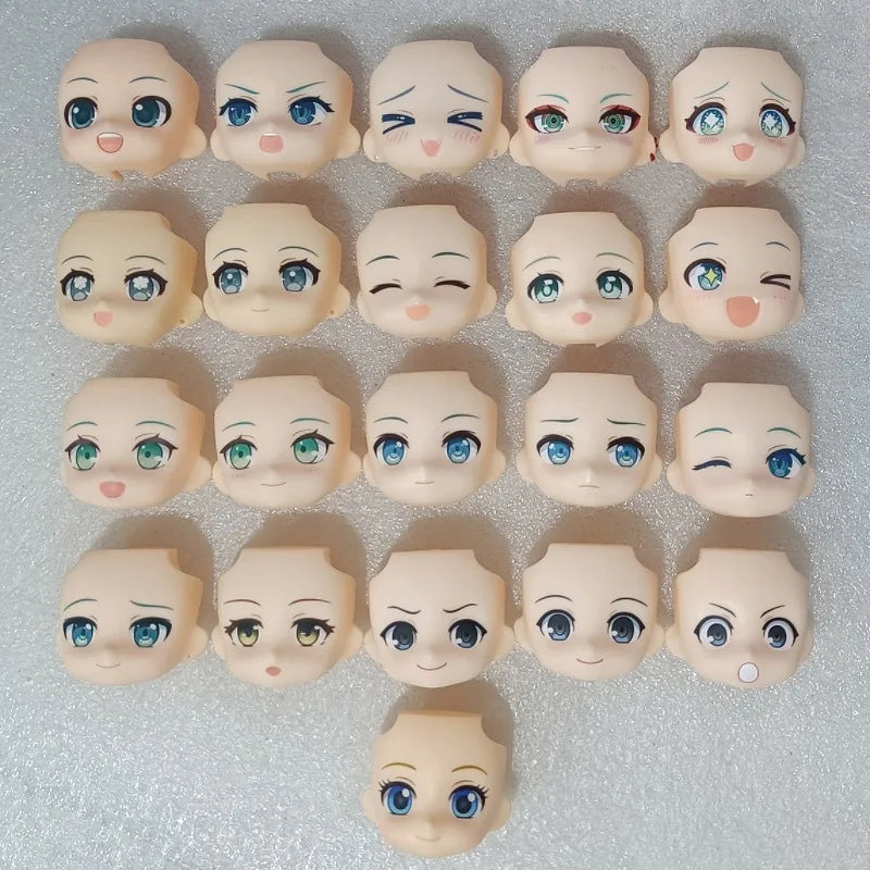 lixite GSC Clay Man Face doll face hair doll accessories