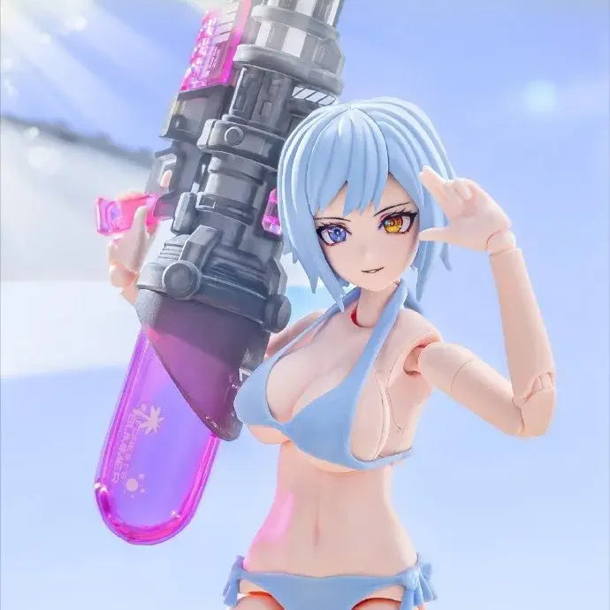Nuke Matrix Genuine Original Forest Summer Vivienne Hayha Action Figures Swimsuit Girl Figure Assembly Model Pvc Doll Toys Gifts