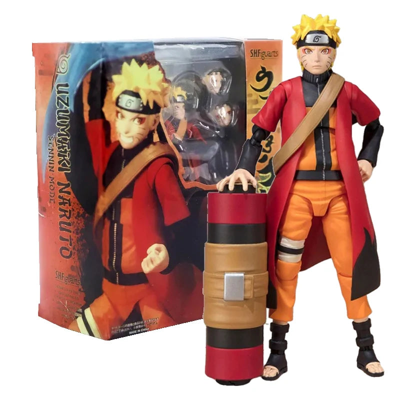 14cm Shf Naruto Shippuden Figures Uchiha Sasuke Action Figure PVC Collectible Ornaments Anime Sasuke Movable Model Toys Gifts