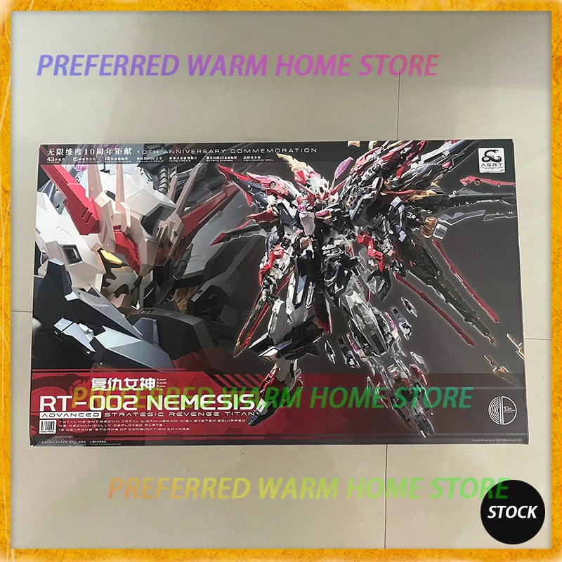 In Stock Infinite Dimension RT-002 NEMESIS 1/100 Assembling Model Mecha Model Pvc Toys IN ERA+ ADVANCED STRATEGIC REVENGE TITAN