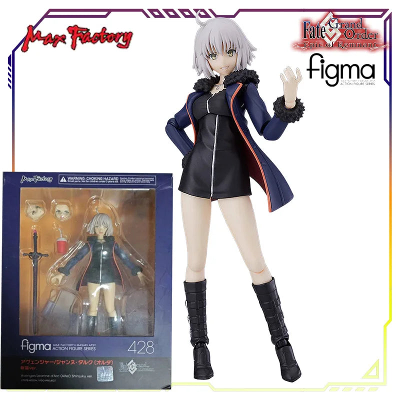 Max Factory Original FIGMA Fate Grand Order Serie Lancer Artoria Pendragon/Archer Joan of Arc Anime Actionfigur Modellspielzeug