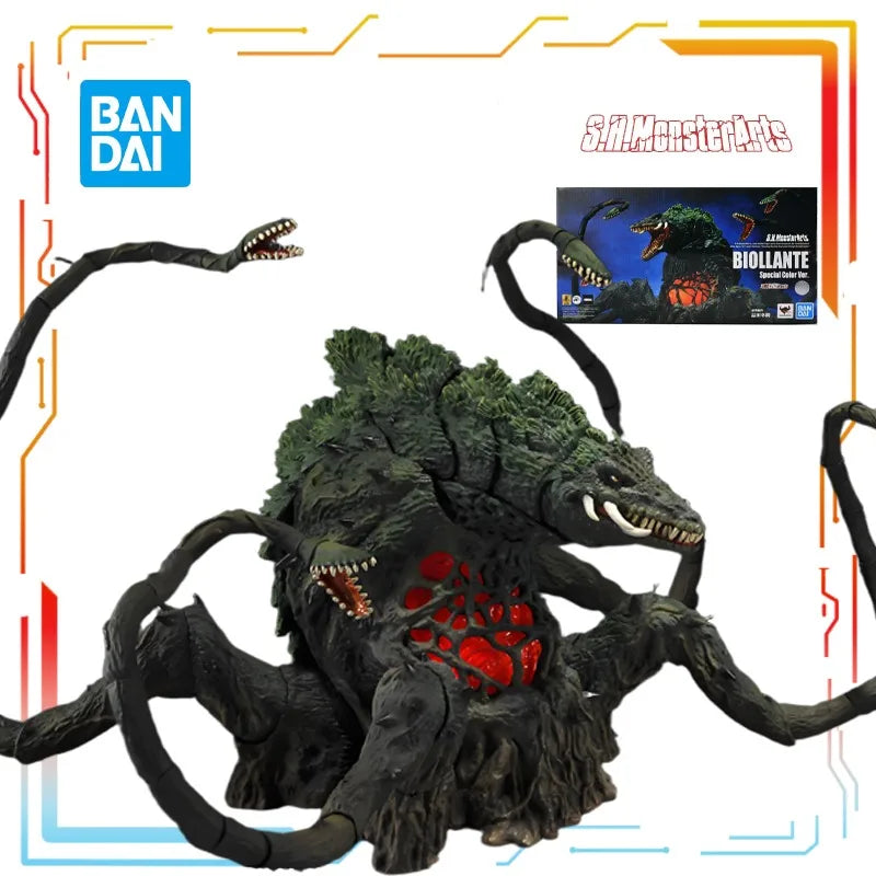 Bandai S.H.MonsterArts Finished Movable Doll Series Bioranti Special Color Scheme Action Figure Model Toys Model Gifts for Boys
