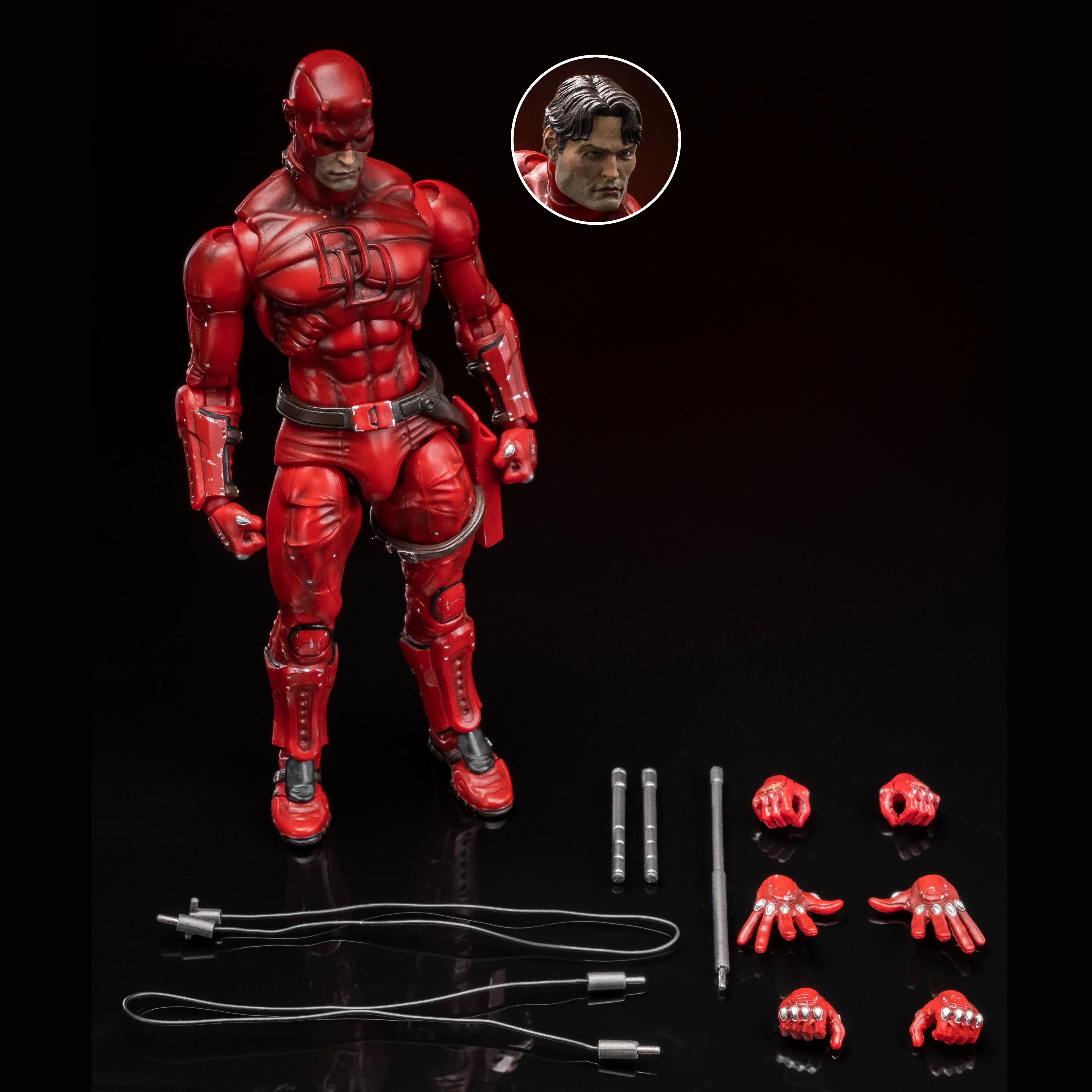 New Toys Daredevil Figure Mafex 223 Shf Ko Daredevil Comic Version Action Figure Pvc Figurine Statue Spiderman Colletion Gift