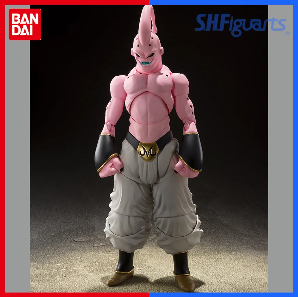 In Stock Bandai Original S.H.Figuarts Anime Action Figure Dragon Ball Z-Majin Boo-Gotenks Children Collection Model Toys Gifts