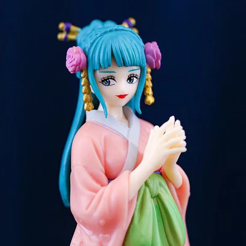 17cm One Piece Anime Figure Standing Posture Model Ghost Island Kimono Girl Statue Doll Model Desktop Decoration Gift