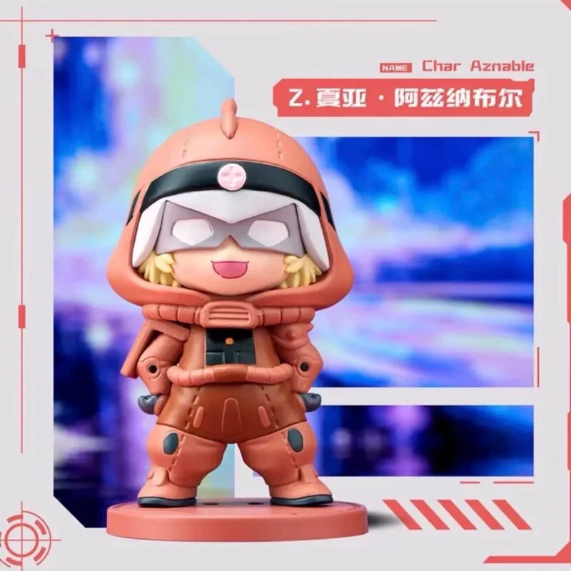 NEW Bandai BNFIGURE Q Pajamars Figure Toy Mobile Suit Gundam Universe Century Figure Doll Suit Second Generation Blind Box Gift