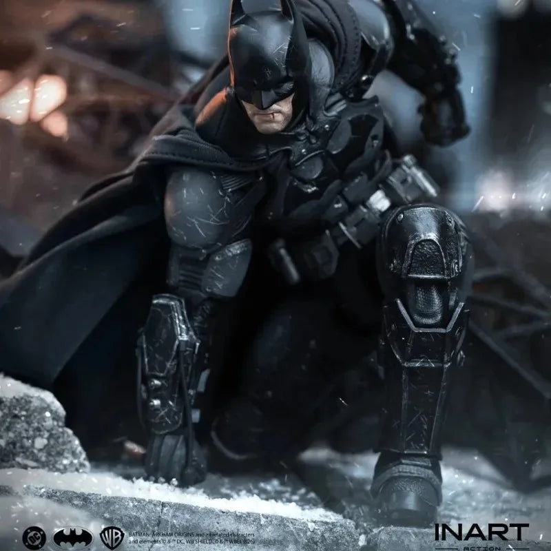 【COMING SOON】INART G0007 Arkham Origins Batman Battle Damaged Edition 1/12 Action Figure Figure Finished Model Gift Collection