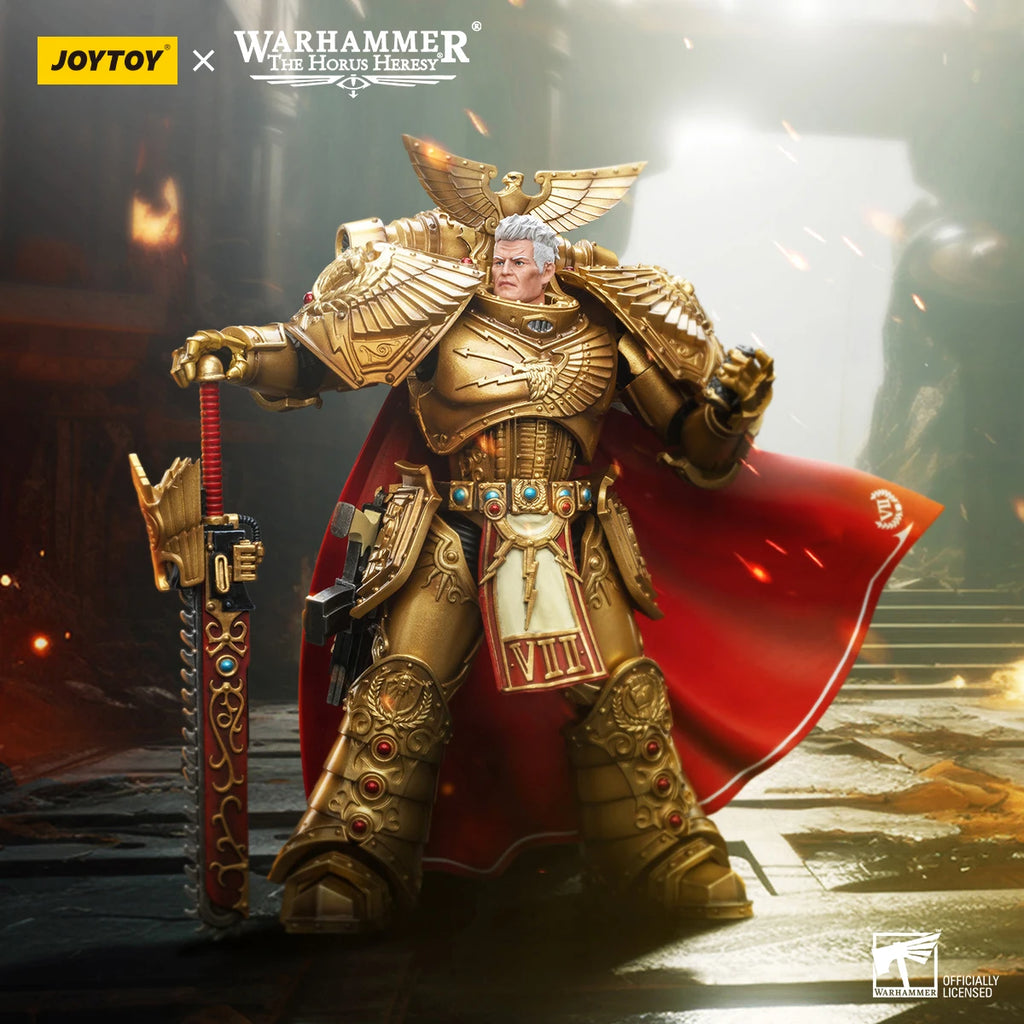 JOYTOY Warhammer 40K 1/18 Imperial Fists  Rogal Dorn Primarch of the Vllth Legion Action Figure Model Toys For Collection Kit