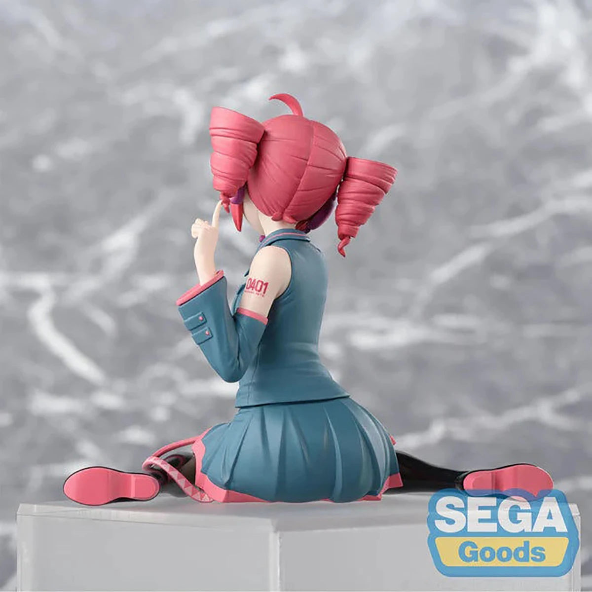 Original Genuine Sega Fave Prepainted Premium Chokonose Figure Utau Kasane Teto Model Finished Figure Decoration Toy Gift Cute