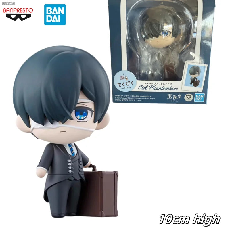 【 In Stock 】Sega Bandai  Black Butler  Sebastian/Ciel/Under Blue Sky Owl Dormito Taker Figure Anime Toy Genuine Model Collection