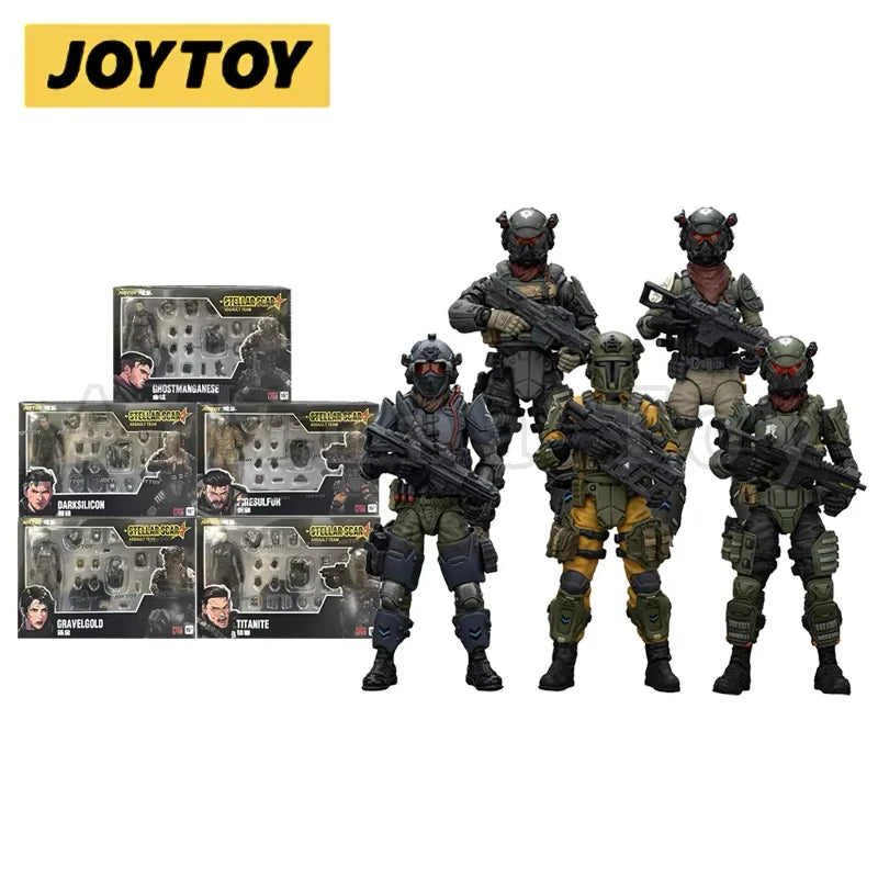 JOYTOY 1/18 3.75 Action Figures Military Armed Force Series Anime Model Gift