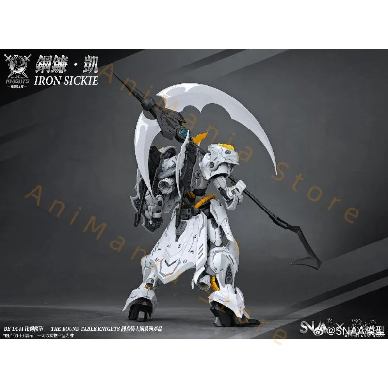 Original SNAA HG 1/144 SC-007 Iron Sickle Assembly Model Kit Knight Action Figure Robot Plastic Model Collection Customized Toys