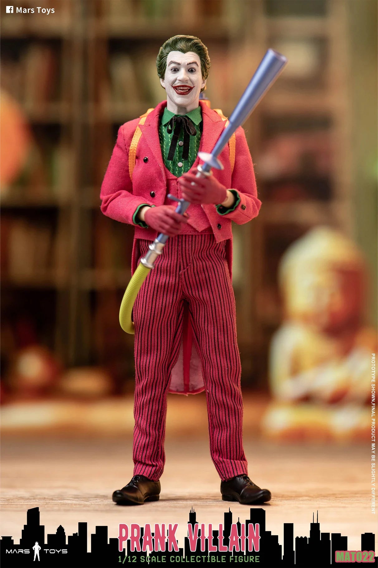 In Stock Mars Toys Joker 1996 PRANK VILLAIN 1/12 Scale Collectible Figure Movability Model Toys Collection Cloth clothes MAT022