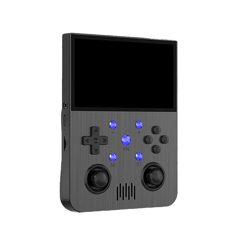 64G Handheld-Spielekonsole 4,3-Zoll-IPS-Bildschirm 3000mAh Akku Linux-System Retro Tragbare Videokonsole Geschenk